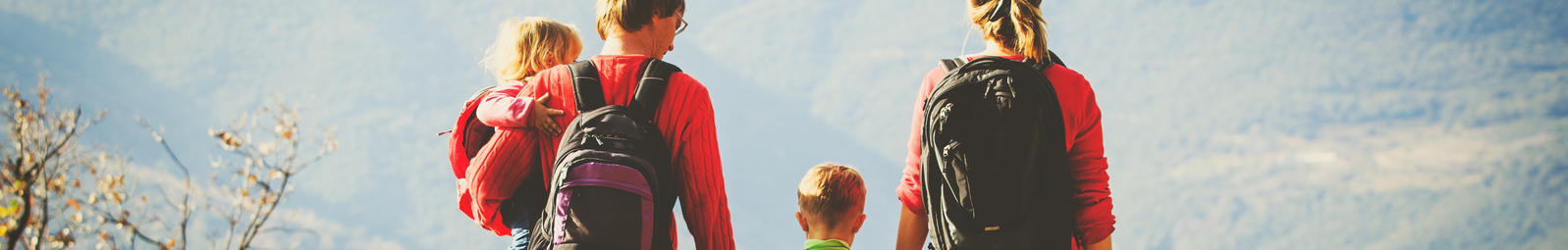 family-hiking